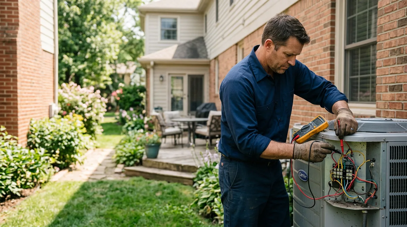 HVAC technician working near Fort Meade, FL